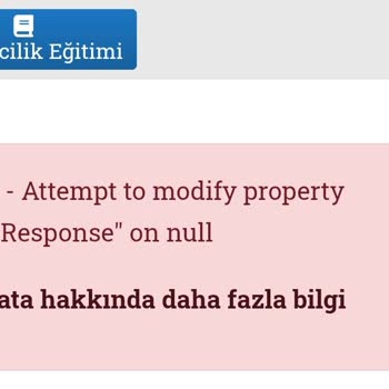 KOSGEB LMS Girişimcilik Dersinde Erişim Sorunu