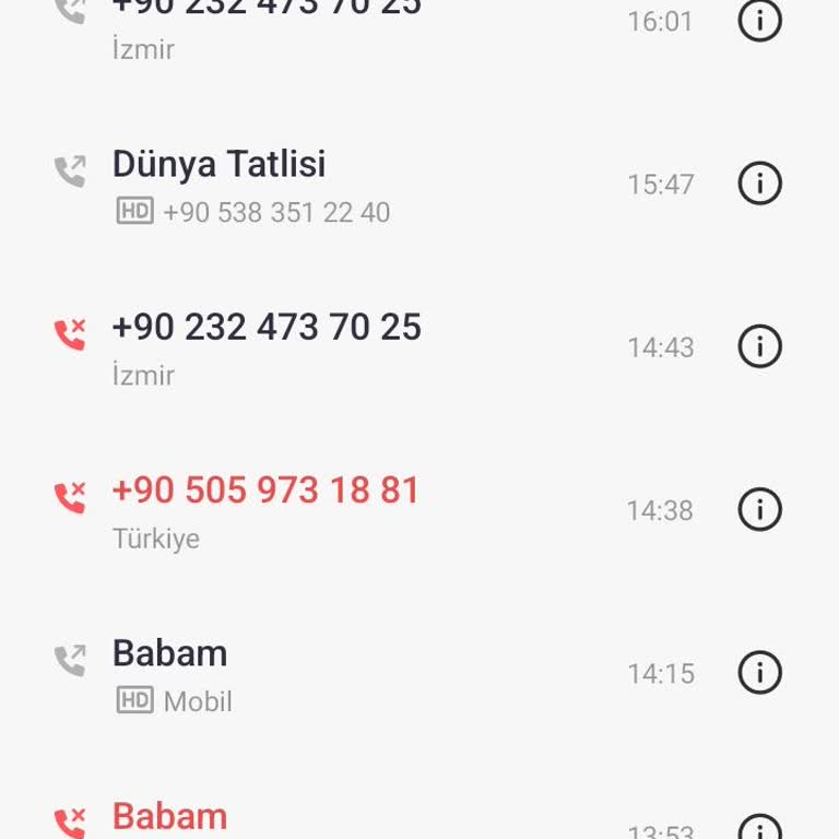 Bilinmeyen Numaradan Gelen Şüpheli Arama