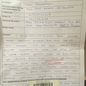 Bosch Bulaşık Makinesi E09 Hatası Ve Yüksek Voltaj Anlaşmazlığı