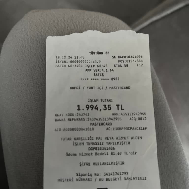 Tuzla Aydınlı Muayene İstasyonunda Haksız Komisyon Ücreti Alımı