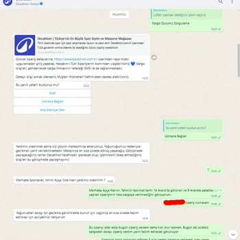 Teslim Edilmeyen Sipariş Ve Anlamsız İptal