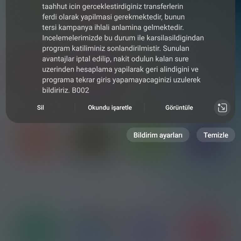 QNB Finansbank'ın Haksız Kampanya Sonlandırması