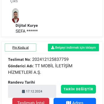 Dijital Kurye Teslimatında Tarih Karmaşası Ve İletişim Eksikliği