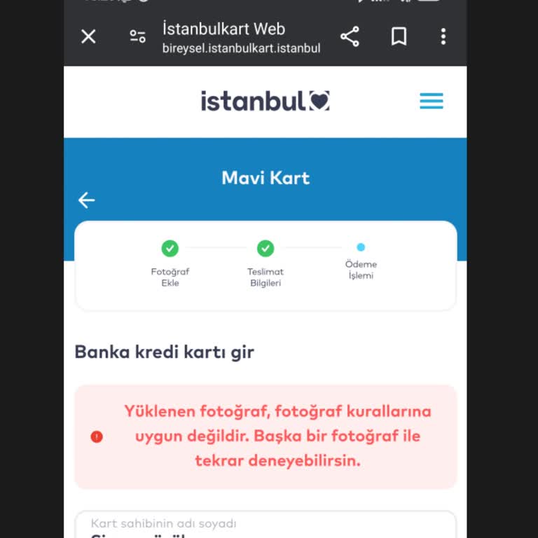 Belbim | İstanbulkart İstanbul Mavi Kart Şikayeti!