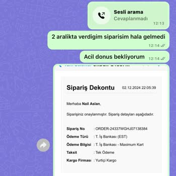 Sipariş Ve Para İadesi Sorunu: Royal Alışveriş Sitesine Tepki
