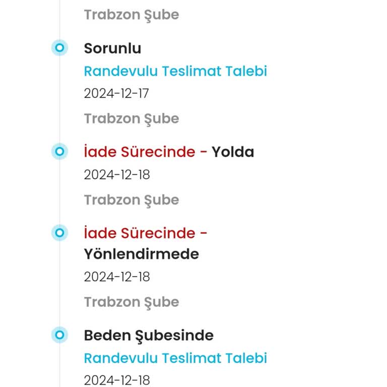 Kargo Teslimatında Sürekli Sorunlar