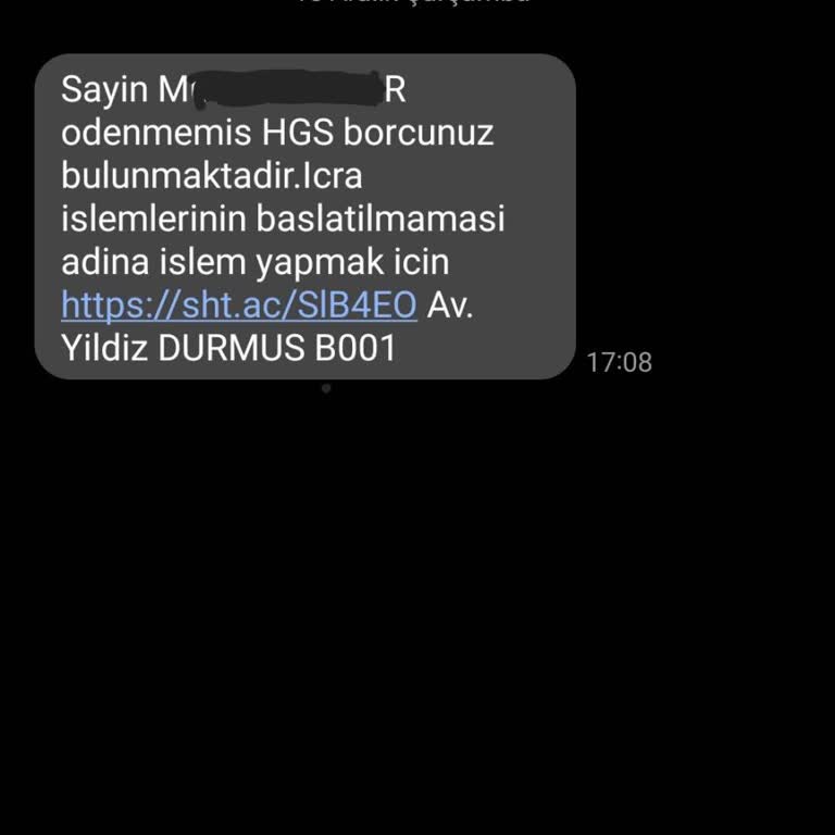 Yanıltıcı Avukat Mesajıyla Rahatsız Edilme