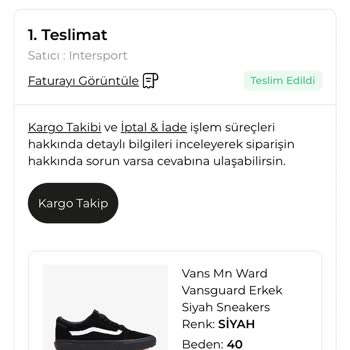 Intersport Yanlış Numara Ve Yavaş İade Süreci Mağduriyeti