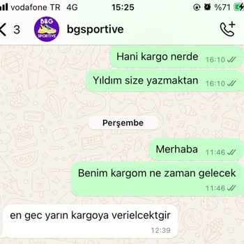 B&G Sportive: Uzun Süreli Müşteri Memnuniyetsizliği Ve Oyalama Taktikleri
