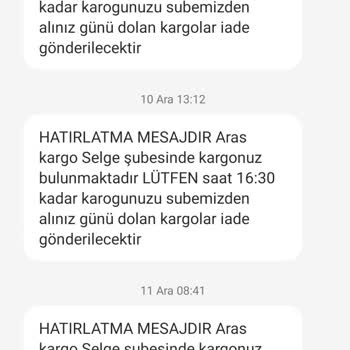 Adrese Teslim Edilmeyen Kargo Mağduriyeti