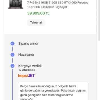 Hepsijet Kargo Dağıtım Sorunu Ve Acil İhtiyaç