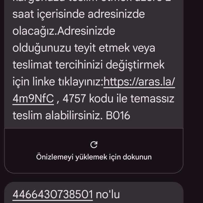 Teslim Edilmeyen Kargo İçin Yanıltıcı Bildirim