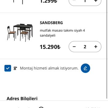 IKEA Online Alışverişte Montaj Ve Ürün Sorunları