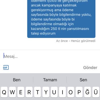 İyzico Kampanyasında Eksik Bilgilendirme Mağduriyeti