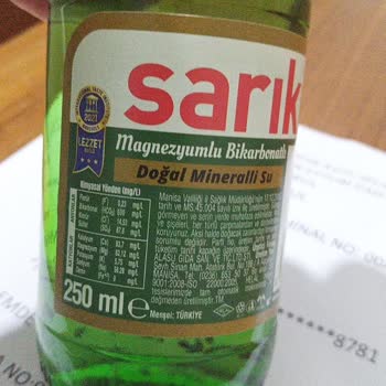 Sarıkız Maden Suyunda Klor Kokusu Sorunu