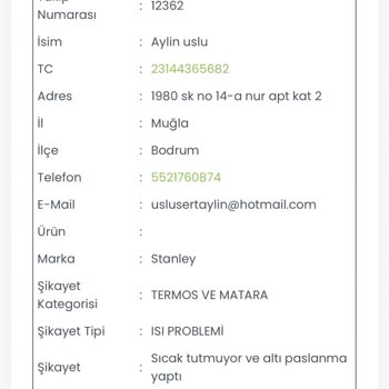 Yanlış Ürün Ve Kötü Müşteri Hizmeti Deneyimi