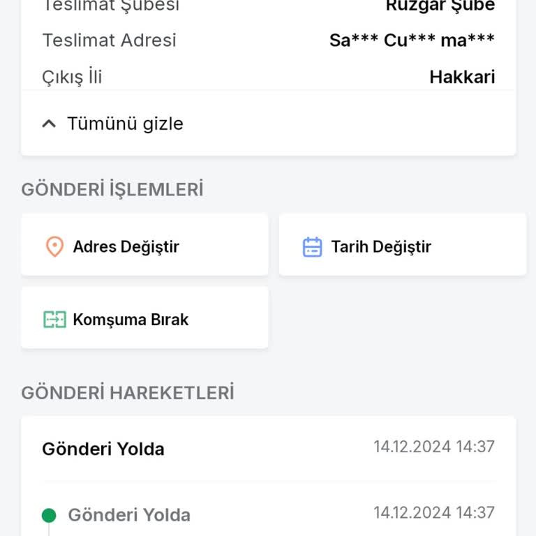 Trendyol Express Kargo Mağduriyeti