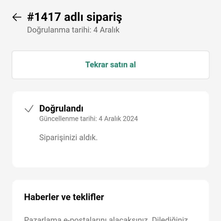Cyber Samuray Sipariş Sorunu