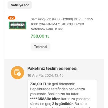 Hepsiburada Ve Aras Kargo İle Teslimat Sorunları
