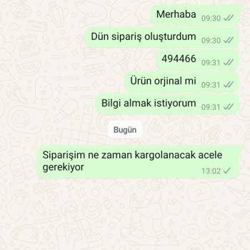 Motor Yağı Siparişim Nerede?