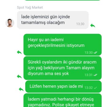 Motor Yağı Siparişim Nerede?
