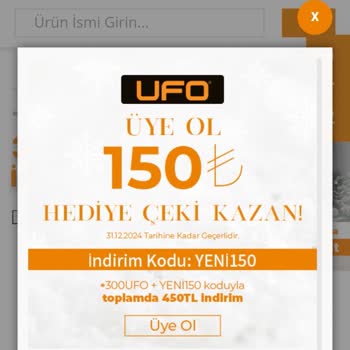 UFO Isıtıcıda İndirim Kodu Sorunu