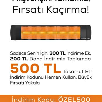 UFO Isıtıcıda İndirim Kodu Sorunu