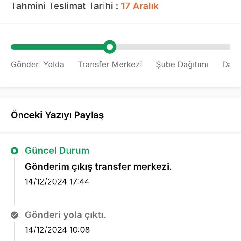 Aras Kargo'nun Teslimat Sorumsuzluğu