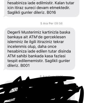 ATM'de Yutulan Para Ve Eksik İade Sorunu