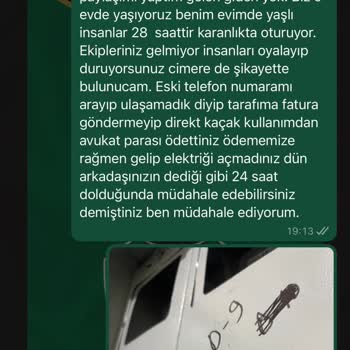 SEDAŞ Elektrik Kesintisi Ve Yanlış Faturalandırma Sorunu