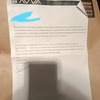 Ürün İnceleme Talebi Sonrası Hayal Kırıklığı