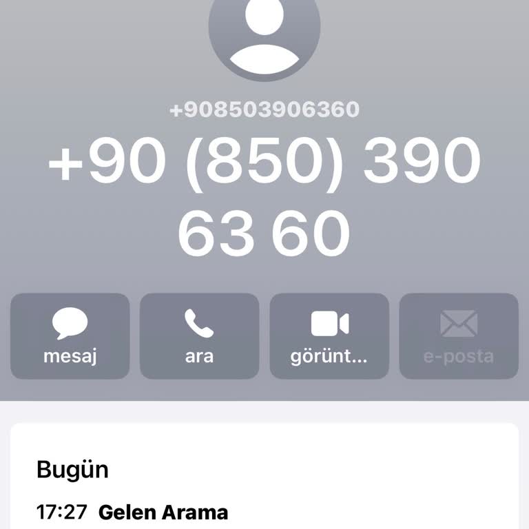 08503906360 Sorumluluk Kabul Etmiyorum