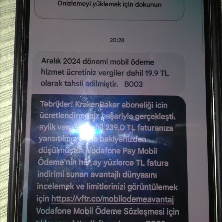 Vodafone'dan Habersiz Aboneliklerle 1000 Lira Borç