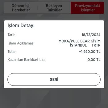 Yanlış Kart İşlemi: Pull And Bear'da Alışveriş Yapmadım