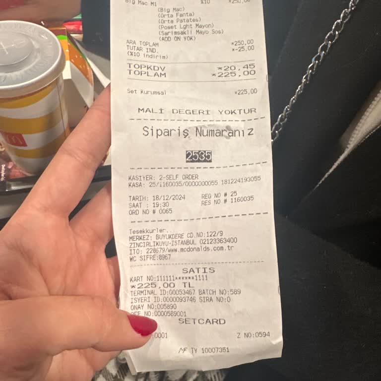 Mc Pendik'te Sürekli Geciken Ve Eksik Siparişler