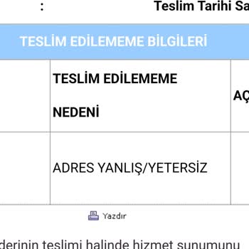 Aras Kargo Teslim Edilmeyen Kargo Ve Yanıltıcı Bilgilendirme