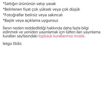 Letgo'da Araç Kiralama İlanım Neden Reddediliyor?