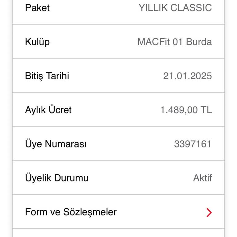 Macfit | Adana 1769 TL Kesintiye Uğradım