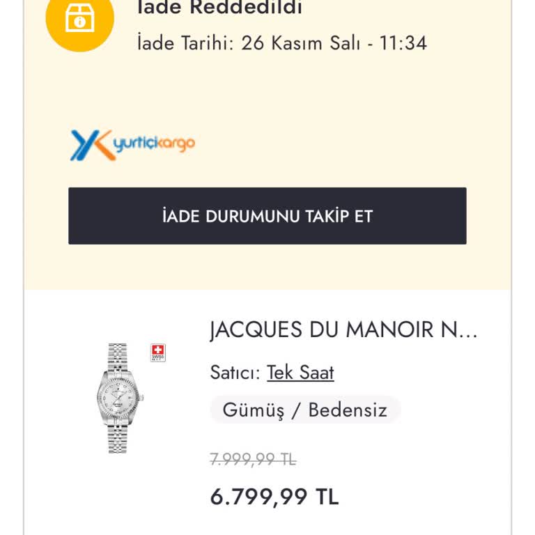 Boyner'den İade Sürecinde Yaşanan Sorunlar