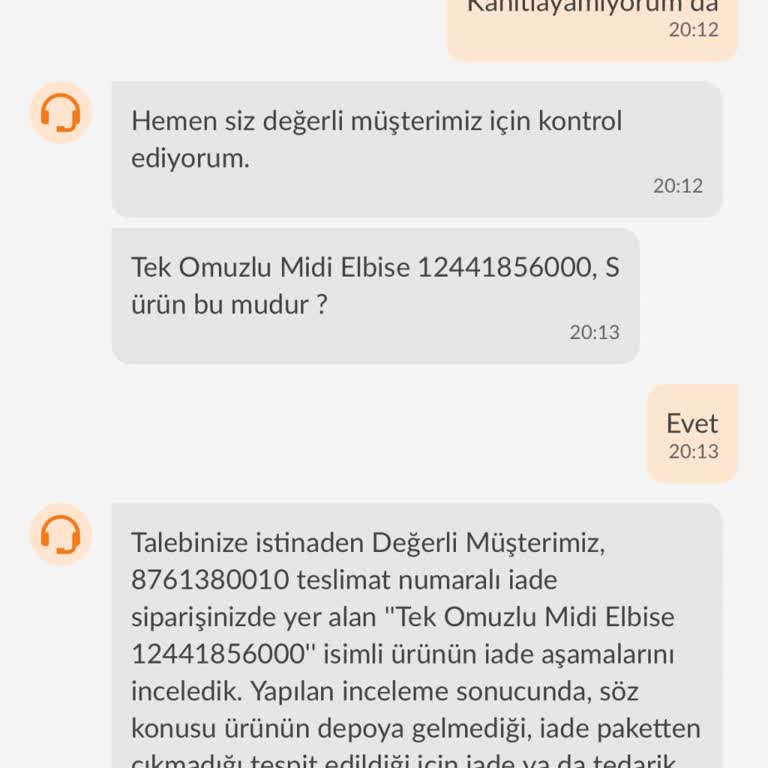 Eksik Ürün İadesi Ve Para İadesi Sorunu