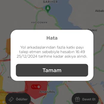 Haksız Hesap Askıya Alınması: Köprü Ücreti Talebim