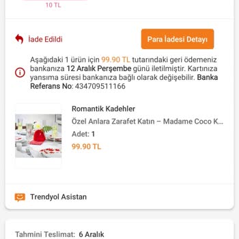 Trendyol'da Kırık Kadehler Ve Eksik Para İadesi Sorunu