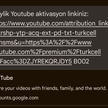 Turkcell Youtube Premium Hediye Aktivasyon Sorunu