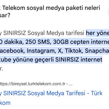 Sosyal Medya Paketi Hatası Ve Yanıltıcı Faturalandırma