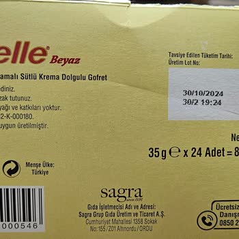 Tarihi Geçmiş Çikolata Gofret Skandalı