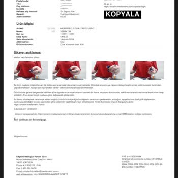 Media Markt'ta USB Bellek Sorunu Ve Mağaza Denetimi Talebi