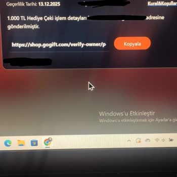 Hediye Kartı Numarası Eksikliği Mağduriyeti