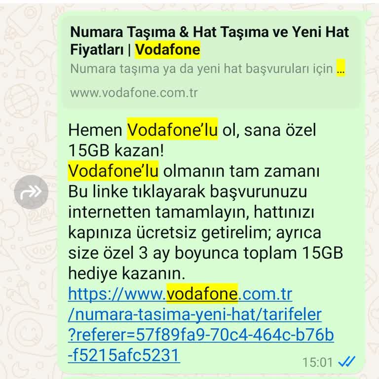 Vodafone Kampanya Mağduriyeti: Hediye İnternet Verilmedi
