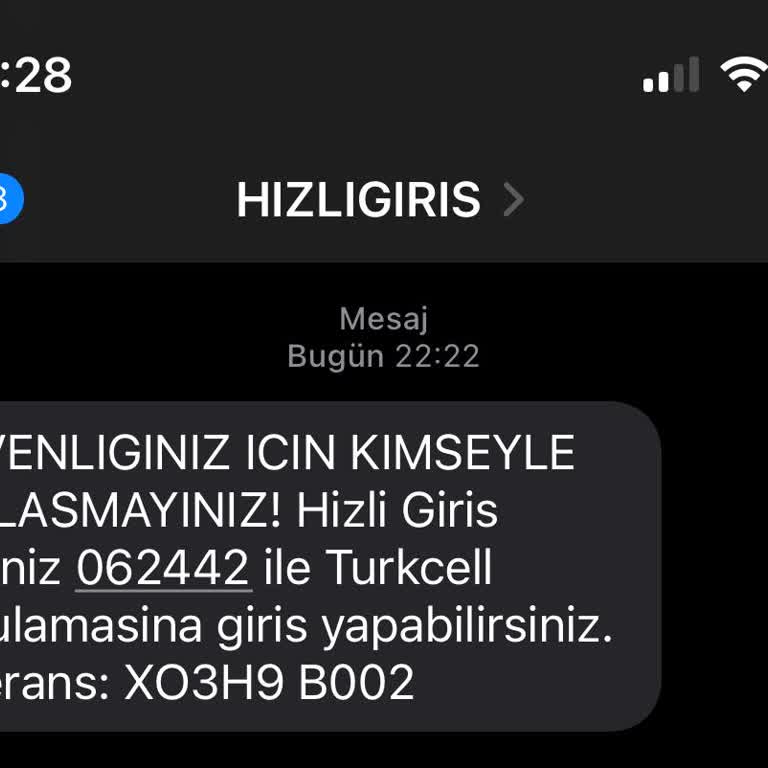 Turkcell Olmadığım Halde Telefonuma Gelen Mesajlar