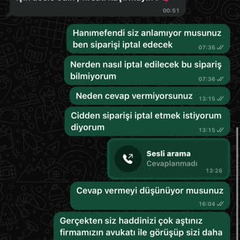İletişimsizlik Ve İptal Sorunu
